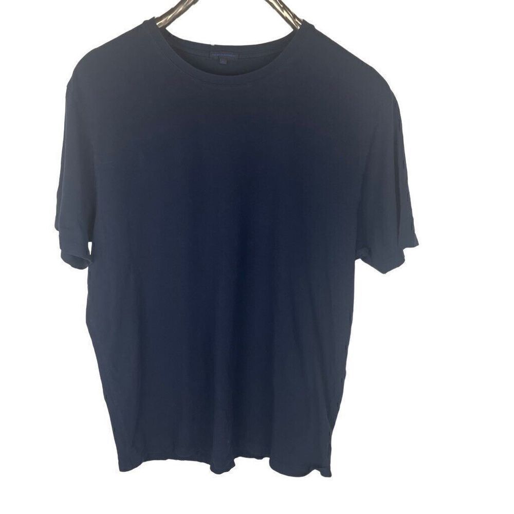 Patrick Assaraf  Short Sleeve‎ T Shirt Tee Pima Cotton Blue Size XL